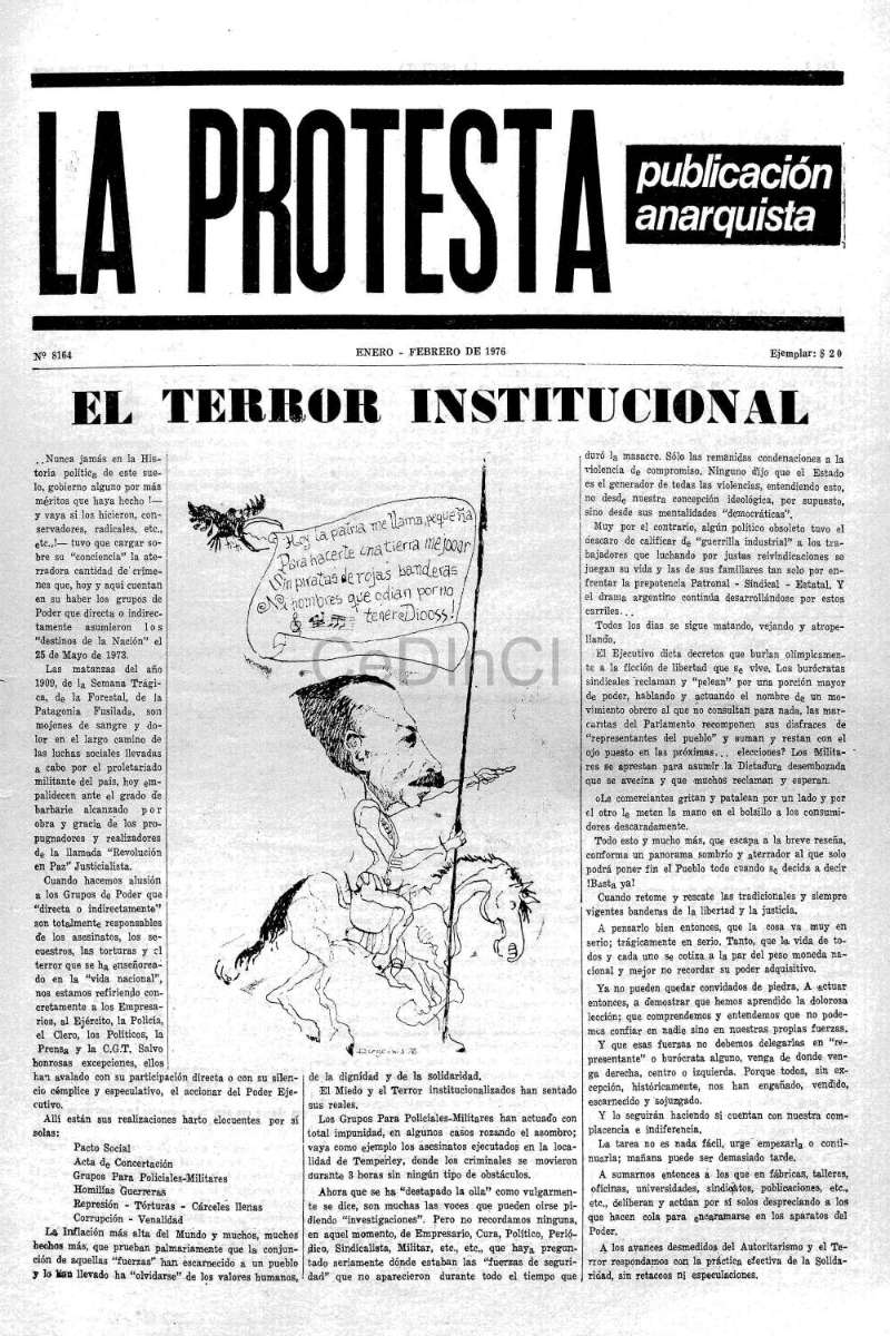 El Terror Institucional
